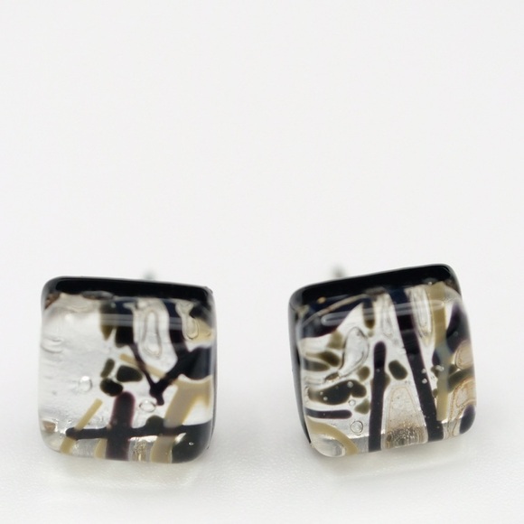 Glass of Venice Murano glass post earrings - Picture 5 of 6